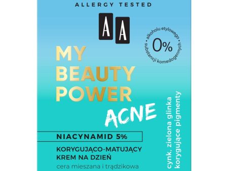 My Beauty Power Acne korygująco-matujący krem na dzień 50ml Discount