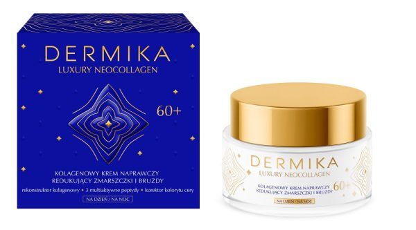 Luxury Neocollagen 60+ kolagenowy krem naprawczy do redukcji zmarszczek i bruzd na dzień i na noc 50ml Hot on Sale