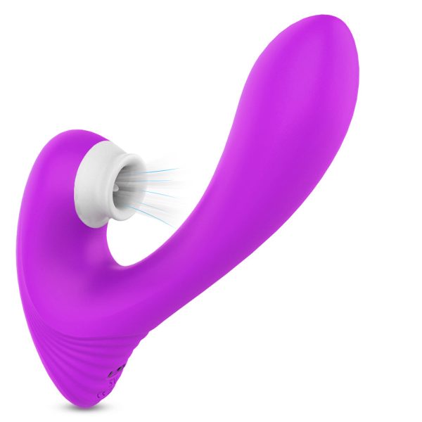 Dawn stymulator łechtaczki z 9 trybami wibracji Purple Online Hot Sale