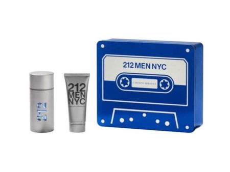 212 Men NYC zestaw woda toaletowa spray 100ml + żel pod prysznic 100ml Online Hot Sale