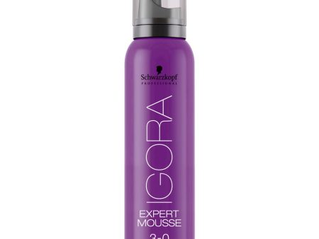 Igora Expert Mousse koloryzująca pianka do włosów 3-0 Ciemny Brąz 100ml For Discount