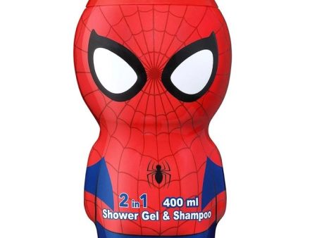 Spiderman 2in1 Shower Gel & Shampoo 2D żel pod prysznic i szampon dla dzieci 400ml Sale