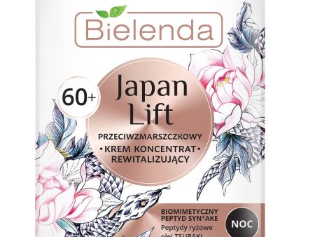 Japan Lift przeciwzmarszczkowy krem koncentrat rewitalizujący na noc 60+ 50ml For Cheap