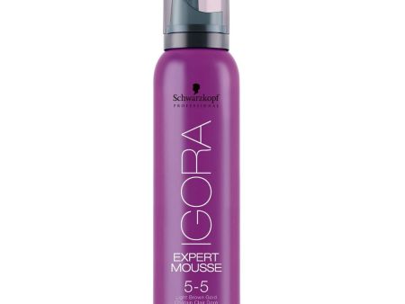 Igora Expert Mousse koloryzująca pianka do włosów 5-5 Lekki Złoty Brąz 100ml For Cheap