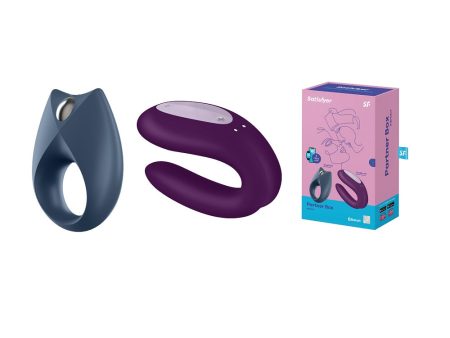 Partner Box 2 zestaw Royal One Ring Vibrator + Double Joy Partner Vibrator Online Sale