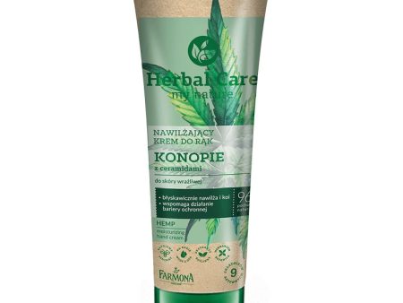 Herbal Care nawilżający krem do rąk Konopie z Ceramidami 100ml Fashion